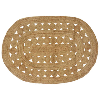 Dywany pokojowe naturalny 122 x 183 cm Juta