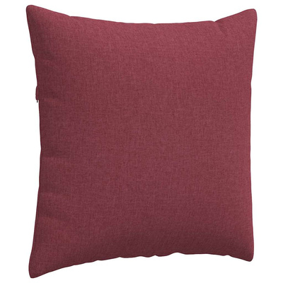 Poduszki na sofę 2 pcs Czerwone wino 80 x 80 cm tkanina