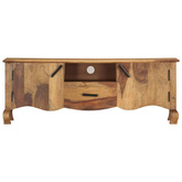 vidaXL Szafka pod TV, 115x30x42 cm, lite drewno sheesham