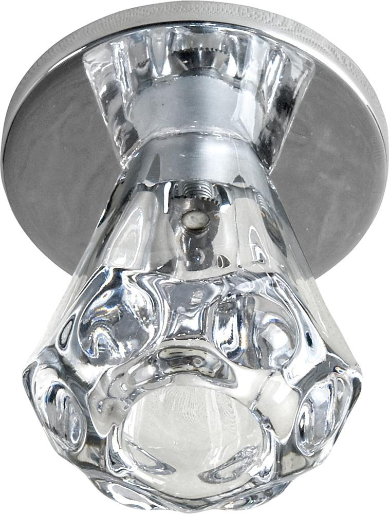 Oprawa stropowa candellux sk-32 ch g4 chrom opr. strop. stała kryształ 20w g4 lejek