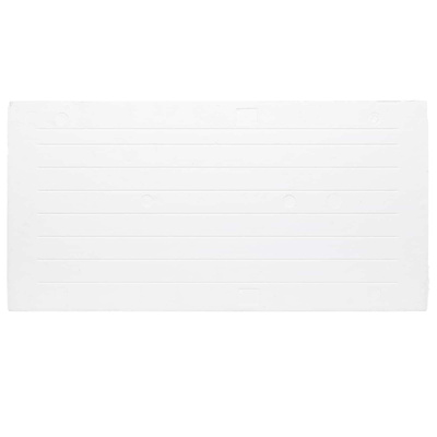 Panele ścienne 10 szt. 100 x 50 cm Jasnoszary i czarny
