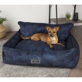 Scruffs & Tramps Legowisko dla psa Kensington, L, 90x70 cm, granatowe