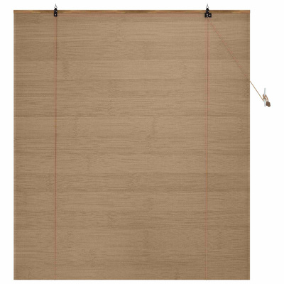 Roleta brązowy 140 x 160 cm Bambus