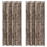 Zasłony z weluru 2 pcs Cappuccino 245 x 140 cm Aksamit