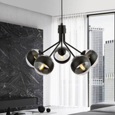 Lampa wisząca NOVA 5 BLACK/STRIPE