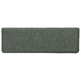 Maty na schody 15 szt. 65x21x4 cm Ciemnozielone, prostokątne krawędzie