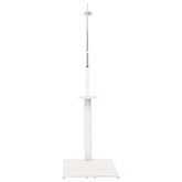 Prysznic ogrodowy, biały, drewniany