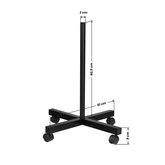 Lampa lupa S4 + statyw czarna 128922