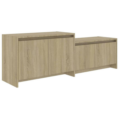 vidaXL Szafka pod TV, dąb sonoma, 146,5x35x50 cm