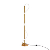 Nowoczesna Lampa podłogowa Złota LED 30W 3000K Abruzzo Spirali