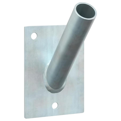 Uchwyt na maszt flagowy Srebrny 10,5 x 7,5 x 2,5 cm Stal