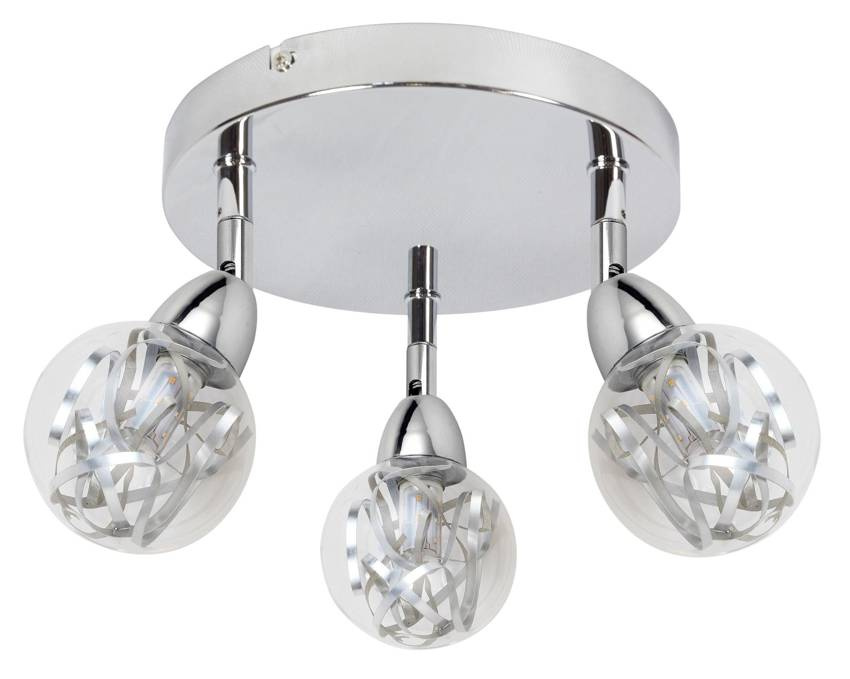 Lampa sufitowa BOLO spot regulowana 3-punktowa LED do salonu