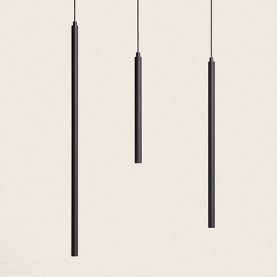 Lampa Wisząca tuba czarna 3W 3000K Abruzzo Spoti