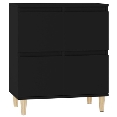 vidaXL Komoda, czarna, 60x35x70 cm, materiał drewnopochodny model standard