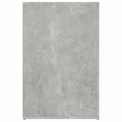 vidaXL Biurko, szarość betonu, 100x49x75 cm, materiał drewnopochodny