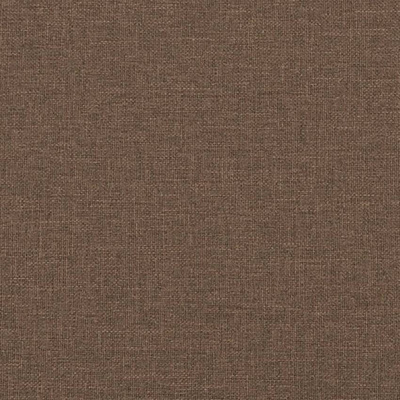 vidaXL Rozkładany fotel masujący, brązowy, obity tkaniną