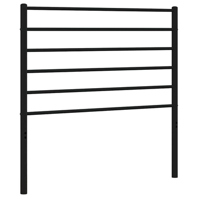 Metalowe wymienne wezgłowie, czarne, 107 cm