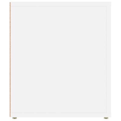 vidaXL Szafka pod TV, biała, 100x35x40 cm, materiał drewnopochodny wariant 4