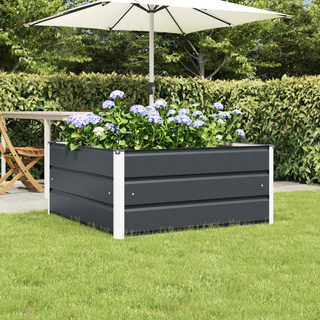 Donica Antracyt 100 x 100 x 45 cm Stal
