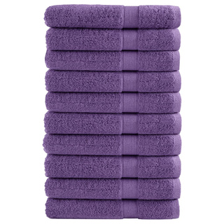 Ręczniki premium SOLUND 10 szt. fioletowe, 80x200 cm, 600 g/cm?