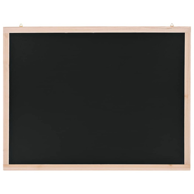 vidaXL Wisząca tablica kredowa, drewno cedrowe, 60 x 80 cm