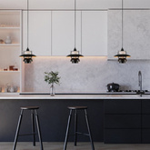 Nowoczesna Lampa Wisząca 30 Czarna Abruzzo Apple