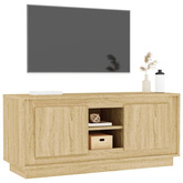 vidaXL Szafka pod TV, dąb sonoma, 102x35x45 cm materiał drewnopochodny