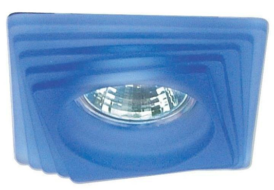 Oprawa stropowa szklana niebieska kwadratowa SS-01 2240134