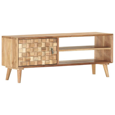 vidaXL Szafka pod TV, 100 x 35 x 40 cm, lite drewno akacjowe