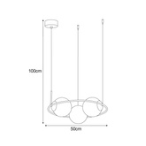 Lampa wisząca K-5104 z serii PARVA