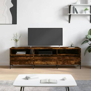 Szafka pod TV, przydymiony dąb, 150x30x44,5 cm vidaXL
