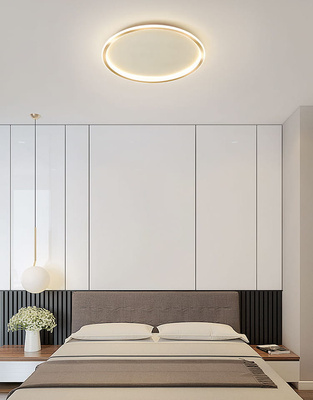 Plafon LED 36W Okragły Złoty CCT 3000K/4000K/6000K 50cm Abruzzo Angelo