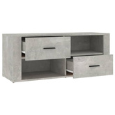 vidaXL Szafka pod TV, szarość betonu, 100x35x40 cm