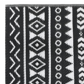 vidaXL Dywan zewnętrzny, czarny, 80x250 cm, PP