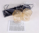 Lampa wisząca czarna/bursztynowa listwa 2xE27 Felis 32-00170