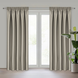 Zasłona Selina ciemnobeżowa 140x270