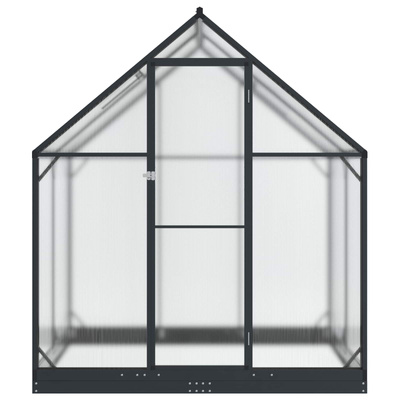 Szklarnia Ogrodowa z drzwiami antracytowy 183,5 x 123 x 207 cm