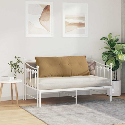 Poduszka na plecy Brązowy 120 x 50 cm Tkanina sztruksowa