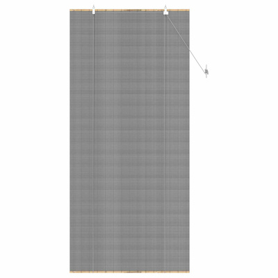 Roleta Szary 90 x 220 cm Bambus