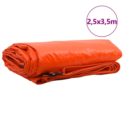 Plandeka 650g / m² pomarańczowy 2,5 x 3,5 m Płótno z powłoką PVC