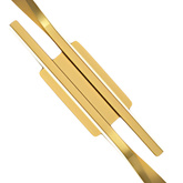 Kinkiet LED  Abigali Vargo 12W nowoczesny 42cm złoty