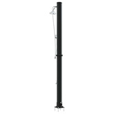 Prysznic słoneczny na świeżym powietrzu Czarny 217 cm