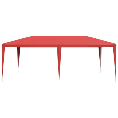 Namiot Imprezowy Czerwony 600 x 300 x 255 cm PE i stal