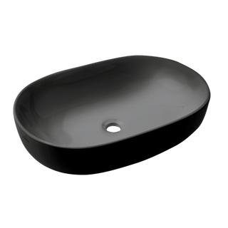 Umywalka nablatowa Korfu czarna  Invena
