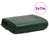 Plandeka, zielona, 5x7 m, 650 g/m?