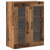 Highboard 2 szt. Stare drewno 69,5 x 34 x 180 cm