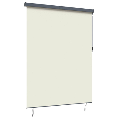Roleta kremowy 200 x 250 cm Materiał i Aluminium