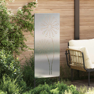 Ekran zapewniający prywatność w ogrodzie Srebrny 50 x 140 cm