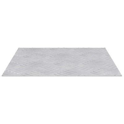 Stopień Kwadrat 4 pcs Srebrny 30 x 30 cm Aluminium