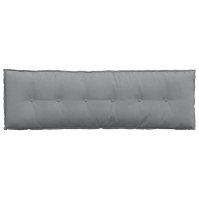 Poduszka na plecy Jasnoszary 160 x 19 x 50 cm tkanina